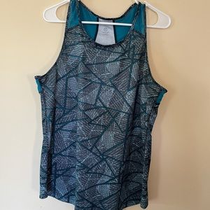 Final Price Geometric Print C9 Champion Workout Tank with Mesh